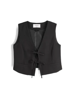 GATE Kamizelka do wiązania| Kurtki I Płaszcze·Żakiety|Kategorie·Kamizelki