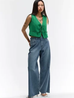 GATE Kamizelka do wiązania| Kurtki I Płaszcze·Żakiety|Kategorie·Kamizelki