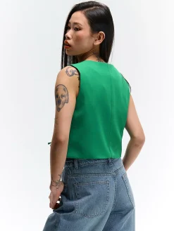 GATE Kamizelka do wiązania| Kurtki I Płaszcze·Żakiety|Kategorie·Kamizelki