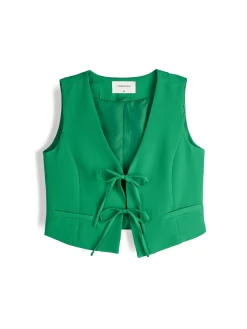 GATE Kamizelka do wiązania| Kurtki I Płaszcze·Żakiety|Kategorie·Kamizelki