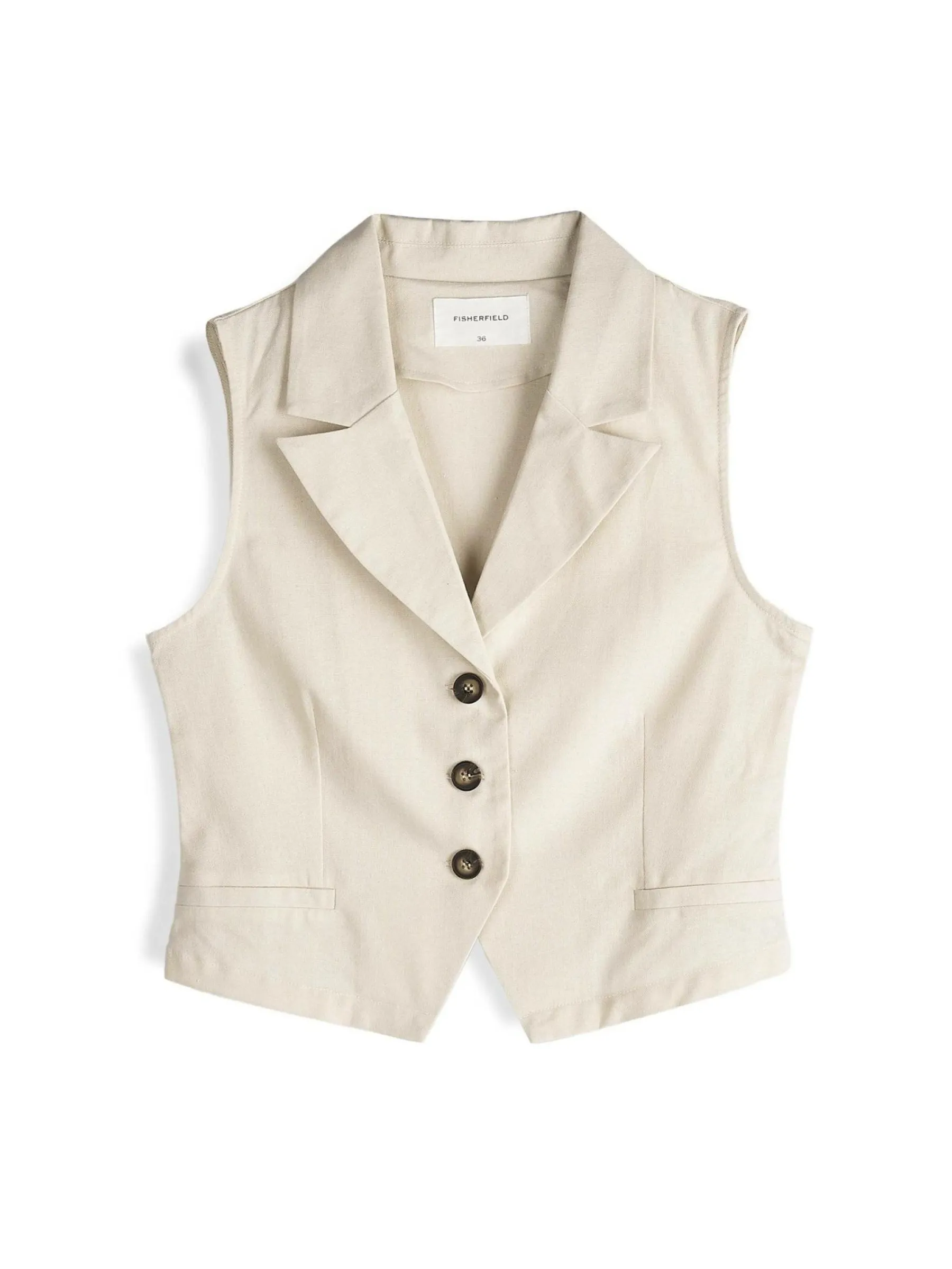 GATE Kamizelka z domieszką lnu| Kurtki I Płaszcze·Żakiety