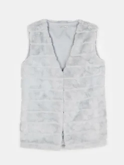 GATE Kamizelka z imitacji futerka| Kurtki I Płaszcze·Kamizelki|Kurtki I Płaszcze·Pikowana Kurtka