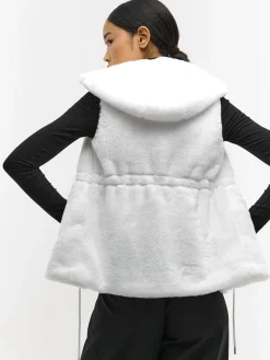 GATE Kamizelka z imitacji futerka| Kurtki I Płaszcze·Kamizelki