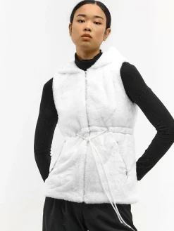 GATE Kamizelka z imitacji futerka| Kurtki I Płaszcze·Kamizelki