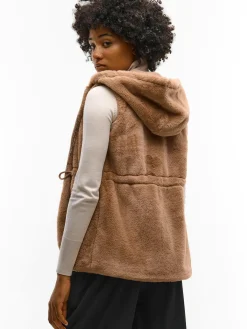 GATE Kamizelka z imitacji futerka| Kurtki I Płaszcze·Kamizelki