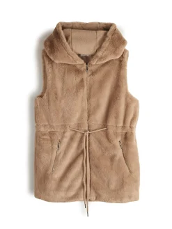 GATE Kamizelka z imitacji futerka| Kurtki I Płaszcze·Kamizelki