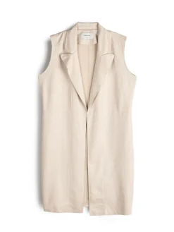 GATE Kamizelka z imitacji zamszu| Kurtki I Płaszcze·Kamizelki