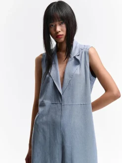 GATE Kamizelka z imitacji zamszu| Kurtki I Płaszcze·Żakiety|Kategorie·Kamizelki