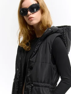 GATE Kamizelka z kapturem| Kurtki I Płaszcze·Kamizelki|Kurtki I Płaszcze·Pikowana Kurtka