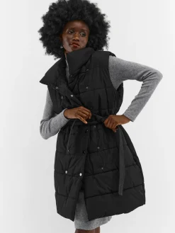 GATE Kamizelka z paskiem| Kurtki I Płaszcze·Kamizelki