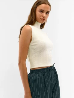 GATE Kamizelka z plecionym wzorem| Kategorie·Kamizelki|Swetry I Bluzy·Swetry