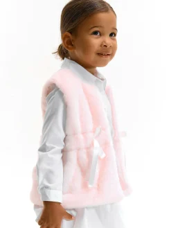 GATE Kamizelka ze sztucznego futra|Dzieci Dziewczynki·Kurtki I Płaszcze