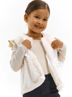 GATE Kamizelka ze sztucznego futra|Dzieci Dziewczynki·Kurtki I Płaszcze