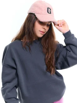 GATE Kapelusz wykonany z imitacji skóry owczej z daszkiem|Dzieci Akcesoria|Dziewczynki·Akcesoria