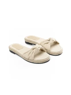 GATE Klapki z kokardą| Buty