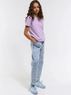 GATE Klasyczna bawełniana koszulka|Dzieci Dziewczynki·Koszulki I Topy