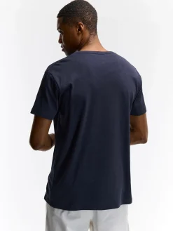 GATE Klasyczna koszulka z dekoltem w serek| Koszulki·Koszulki ☀️|Koszulki·Basic Koszulki I Podkoszulki