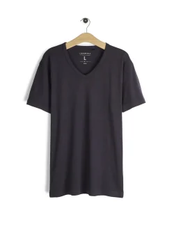 GATE Klasyczna koszulka z dekoltem w serek| Koszulki·Koszulki ☀️|Koszulki·Basic Koszulki I Podkoszulki