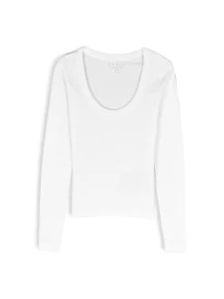 GATE Klasyczna koszulka z długim rękawem| Koszulki I Topy·Koszulki