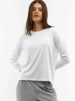 GATE Klasyczna koszulka z długim rękawem| Koszulki I Topy·Koszulki