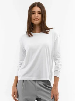 GATE Klasyczna koszulka z długim rękawem| Koszulki I Topy·Koszulki