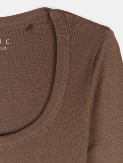 GATE Klasyczna koszulka z długim rękawem| Koszulki I Topy·Koszulki