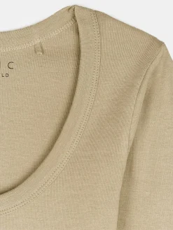 GATE Klasyczna koszulka z długim rękawem| Koszulki I Topy·Koszulki