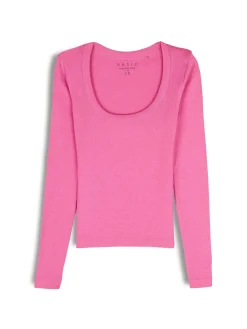 GATE Klasyczna koszulka z długim rękawem| Koszulki I Topy·Koszulki