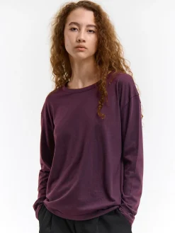 GATE Klasyczna koszulka z długim rękawem| Koszulki I Topy·Koszulki