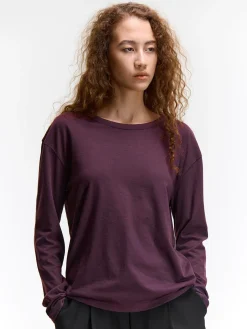 GATE Klasyczna koszulka z długim rękawem| Koszulki I Topy·Koszulki