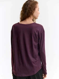 GATE Klasyczna koszulka z długim rękawem| Koszulki I Topy·Koszulki