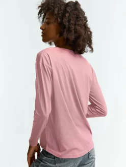 GATE Klasyczna koszulka z długim rękawem| Koszulki I Topy·Koszulki