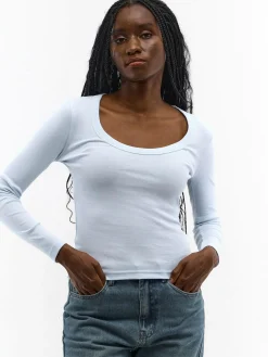 GATE Klasyczna koszulka z długim rękawem| Koszulki I Topy·Koszulki