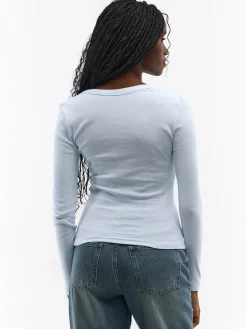 GATE Klasyczna koszulka z długim rękawem| Koszulki I Topy·Koszulki