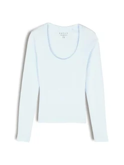 GATE Klasyczna koszulka z długim rękawem| Koszulki I Topy·Koszulki