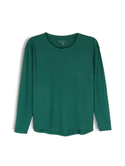 GATE Klasyczna koszulka z długim rękawem| Koszulki I Topy·Koszulki