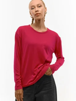 GATE Klasyczna koszulka z długim rękawem| Koszulki I Topy·Koszulki