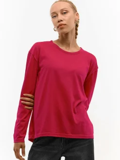 GATE Klasyczna koszulka z długim rękawem| Koszulki I Topy·Koszulki