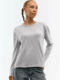 GATE Klasyczna koszulka z długim rękawem| Koszulki I Topy·Koszulki