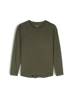 GATE Klasyczna koszulka z długim rękawem| Koszulki I Topy·Koszulki