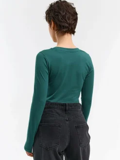 GATE Klasyczna koszulka z długim rękawem| Koszulki I Topy·Koszulki