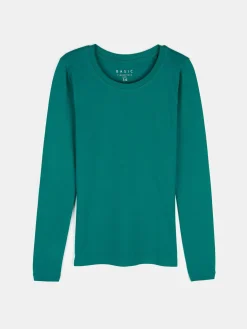 GATE Klasyczna koszulka z długim rękawem| Koszulki I Topy·Koszulki