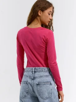 GATE Klasyczna koszulka z długim rękawem| Koszulki I Topy·Koszulki