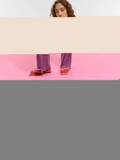 GATE Klasyczna koszulka z żebrowanej dzianiny| Koszulki I Topy·Koszulki