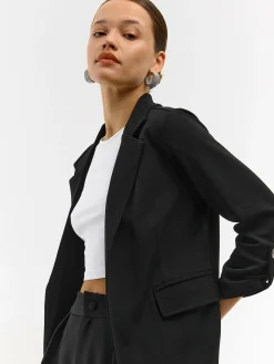 GATE Klasyczna marynarka 3/4 rękaw| Kurtki I Płaszcze·Żakiety