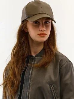 GATE Klasyczna skórzana czapka damska| Akcesoria·Czapki|Kategorie·Czapki ☀️