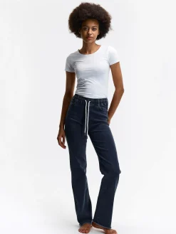 GATE Klasyczne jeansy z gumką w pasie| Spodnie·Jeansy