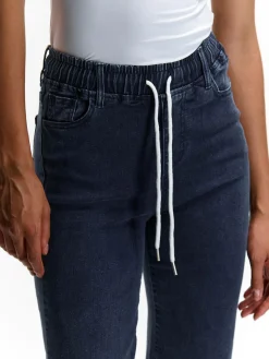 GATE Klasyczne jeansy z gumką w pasie| Spodnie·Jeansy