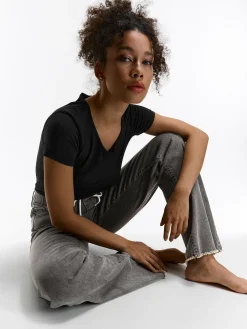 GATE Klasyczne jeansy z gumką w pasie| Spodnie·Jeansy