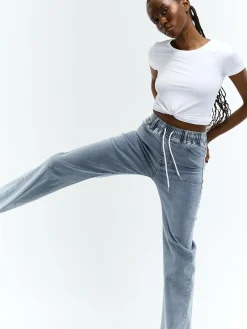 GATE Klasyczne jeansy z gumką w pasie| Spodnie·Jeansy